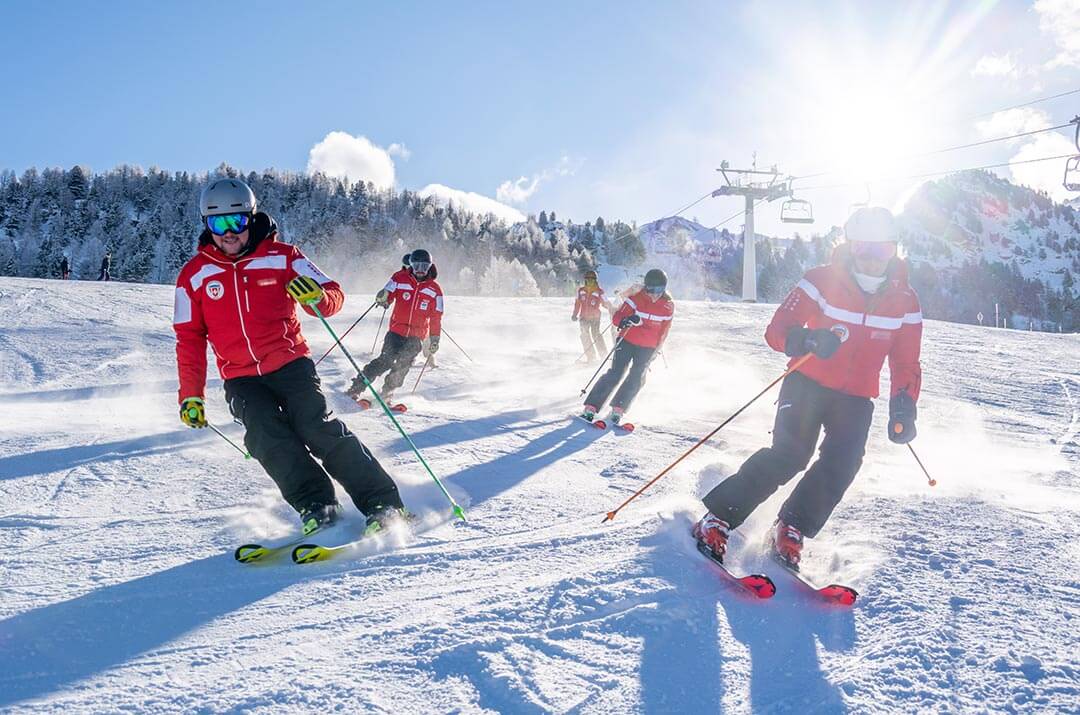Gruppenunterricht Schweizer Skischule